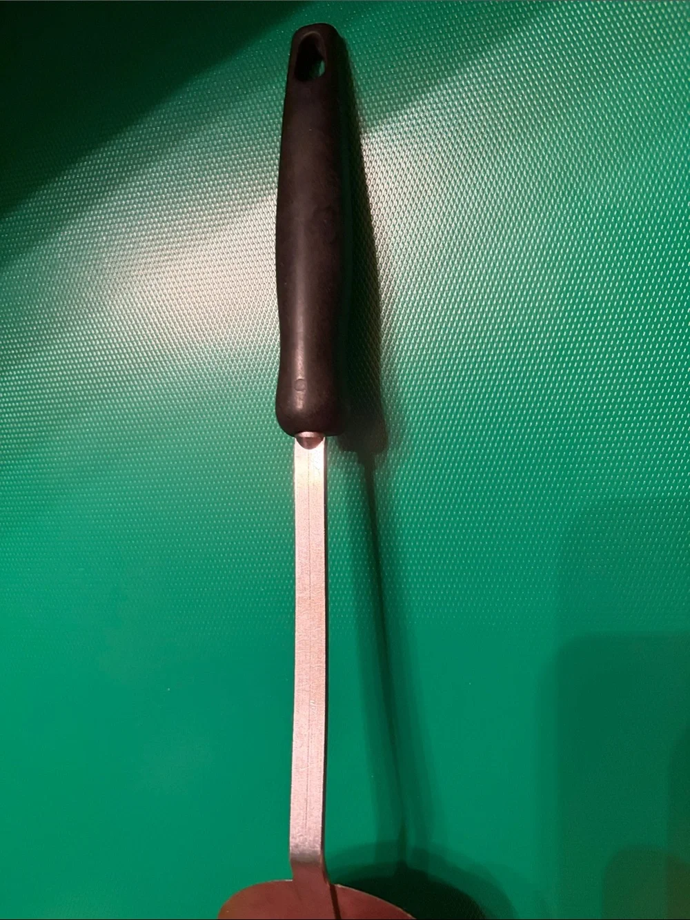Ekco USA Slotted Angled Spatula Turner Stainless Steel Black Starburst Vintage